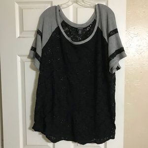 Torrid lace jersey